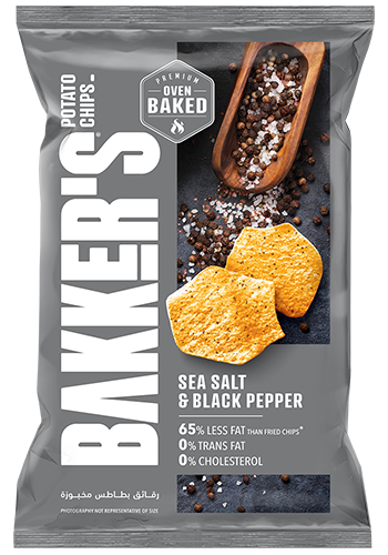 BAKED POTATO CHIPS Black Pepper